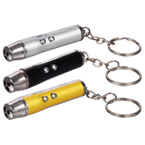View 2in1 LED Laser Pointer Key