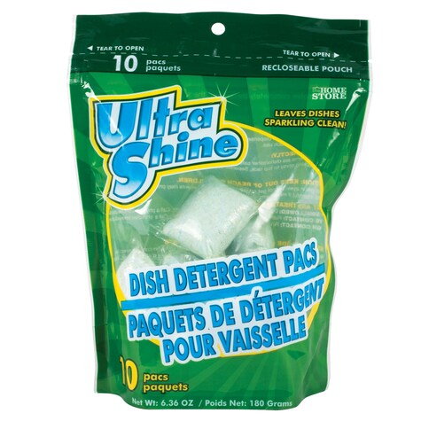 The Home Store Ultra Shine Dish Detergent Pods 10 Ct Packs