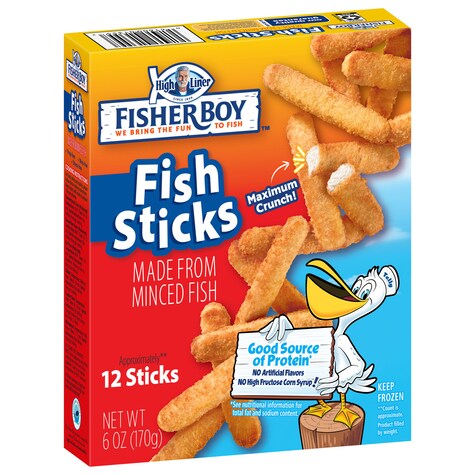 View Fisher Boy Crunchy Fish Sticks,