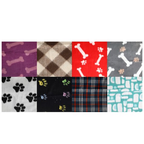 Greenbrier Kennel Club Plaid Pet Blankets, 28.5x24 in. Dollar Tree