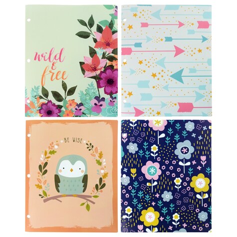 Bulk Jot Colorful 2Pocket Plastic Folders Dollar Tree
