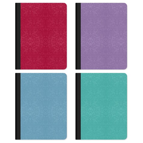 View Jot Glitter Cover Composition Notebooks,