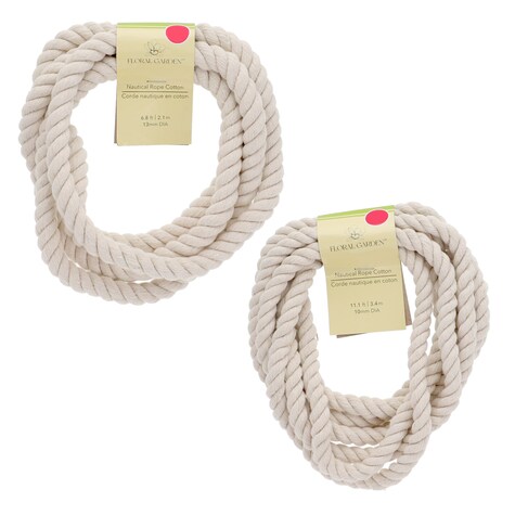 View Floral Garden Cotton Nautical Rope