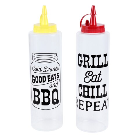 View Cooking Concepts BBQ Condiment Bottles,