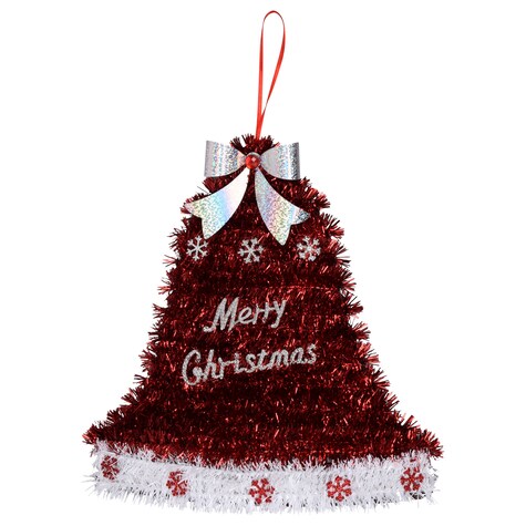 Bulk Christmas Bell Tinsel Wall Decorations 11 375 In Dollar Tree