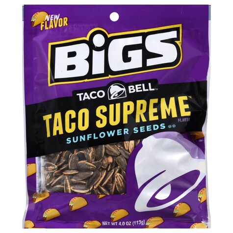 Bulk Taco Bell Tm Bigs Taco Supreme Sunflower Seeds 4 Oz Bags