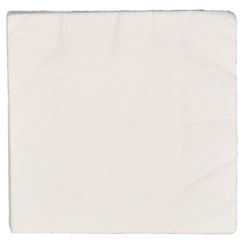 View White Paper Lunch Napkins, 20ct.