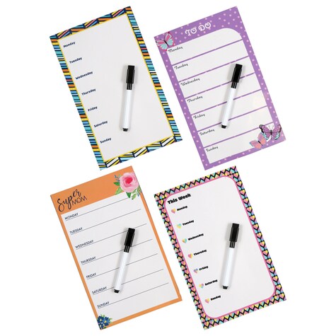 Bulk Jot Dry Erase Planners with Markers, 6x10 in. Dollar Tree