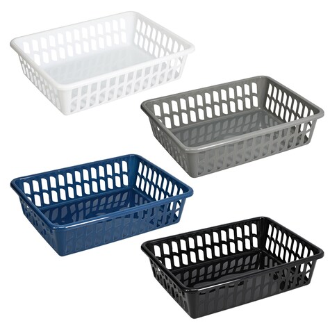 View Rectangular Slotted Plastic Baskets