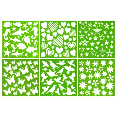 View Crafter's Square Assorted Stencil Sheets,