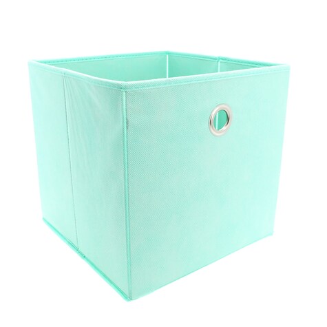 Collapsible Mint Green Storage Cubes, 10.63in. Dollar Tree