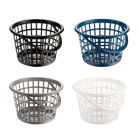 Bulk Round Plastic Storage Baskets With Handles Dollar Tree | Free Hot ...