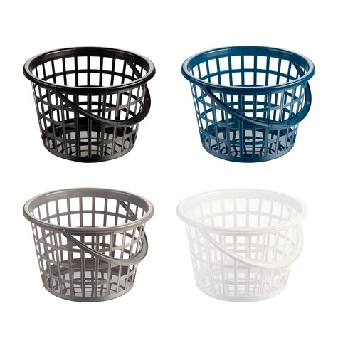 View Round Plastic Storage Baskets with