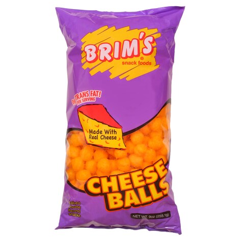 Brim's Cheese Balls, 9oz. Bags Dollar Tree