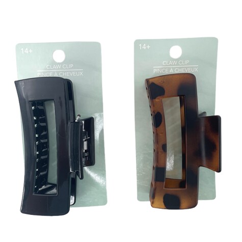 View Adult Sized Square Claw Clips