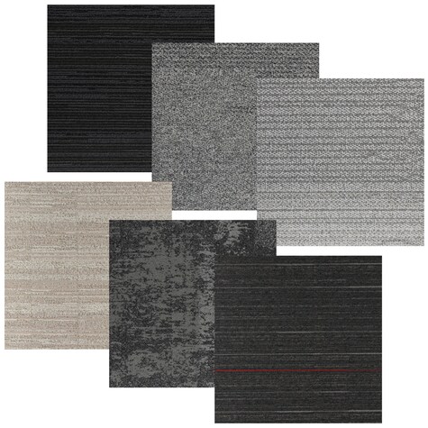 Assorted Carpet Squares, 19Â¾" Dollar Tree