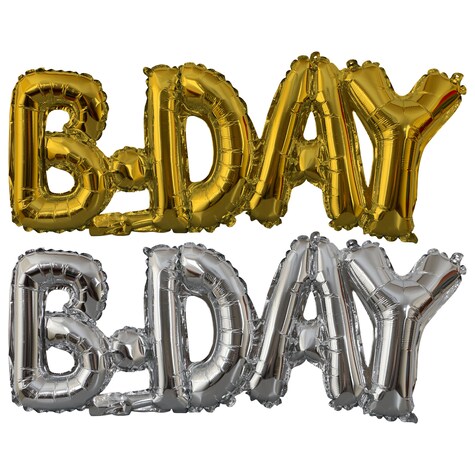 View Birthday Letter PreInflated Foil Balloons,