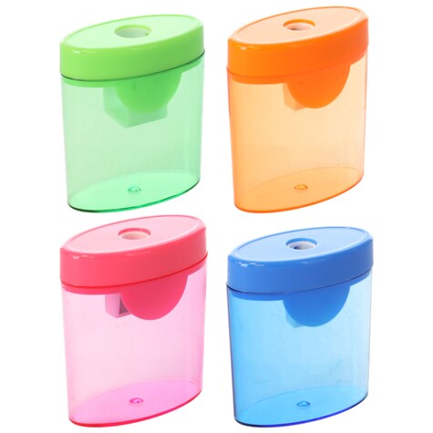 View Jot Colorful Enclosed Pencil Sharpeners,