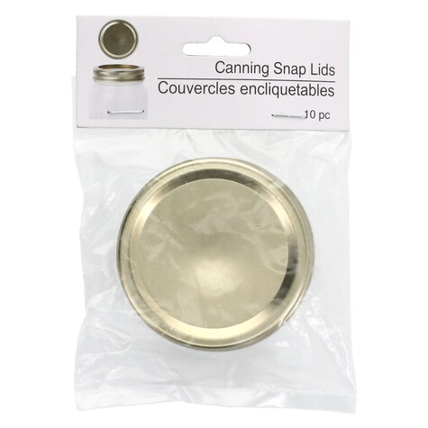 View Gold Canning Jar Lids, 10ct.