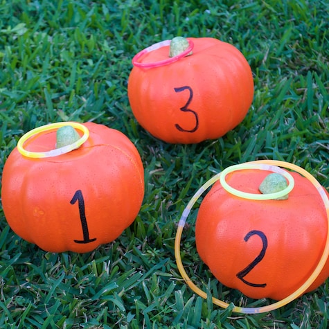 Simple & Fun Pumpkin Ring Toss Game