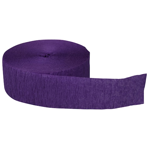Bulk Purple Crepe Paper Streamers, 70.5ft., 2ct. Packs Dollar Tree