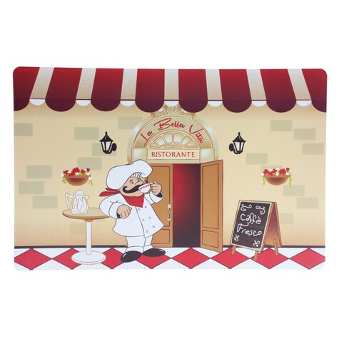 Bulk Home Collection Chef Vinyl Placemats 12x18 In Dollar Tree