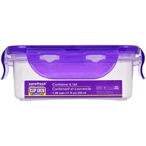 View Sure Fresh 11oz. Square Plastic