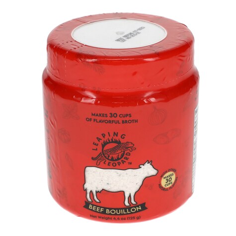 View Leaping Leopard Beef Bouillon, 4.4