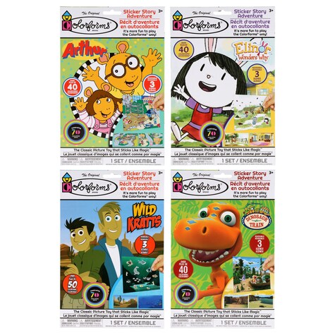 View Colorforms Sticker Story Adventures Featuring