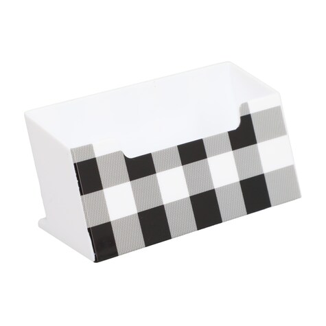 View Plaid Card Holder