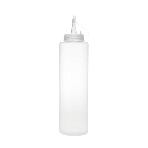 View Cooking Concepts Clear Condiment Bottles,