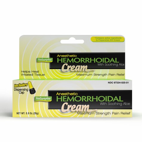 View Natureplex Anesthetic Hemorrhoidal Cream, .9oz.