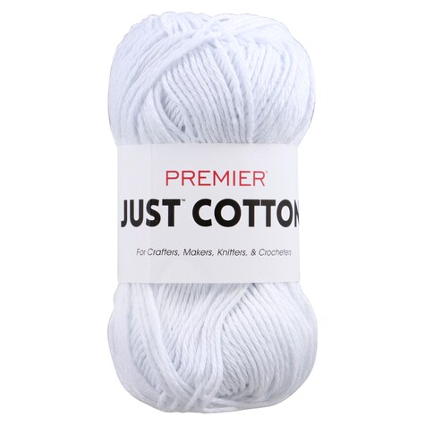 View Premier Just White Cotton Yarn,