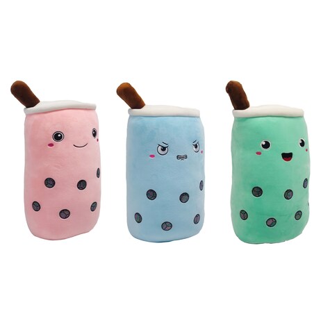 View Milk Bubble Tea Squishy Plushies,