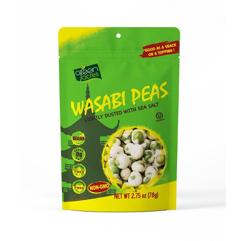 Green Acres Wasabi Peas, 2.75oz. Bag Dollar Tree