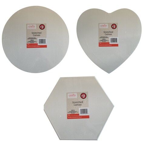 View Stretched Shaped Canvas, 12x12 in.