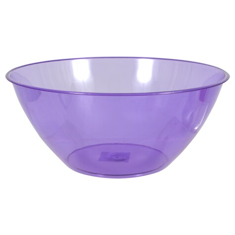 View Light Purple Plastic Bowls, 7x11.25in.