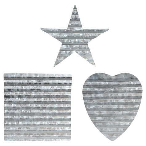 View Crafter's Square Galvanized Metal Plaques,