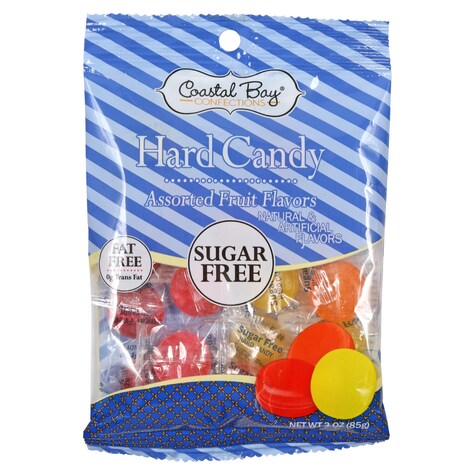 Bulk Coastal Bay SugarFree Fruit Medley Hard Candies, 3 oz. Bags Dollar Tree