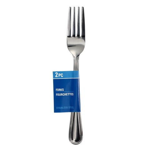 Bulk Classic Pattern StainlessSteel Dinner Forks, 2ct. Packs Dollar