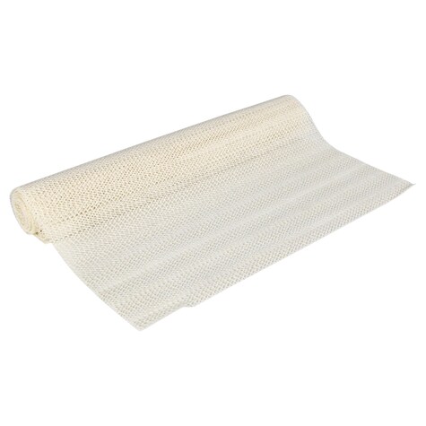Bulk Off White Non Slip Plastic Shelf Liners 60x12 In Rolls