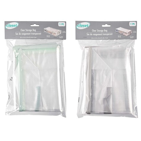 View Closet Essentials Clear Storage Bag,