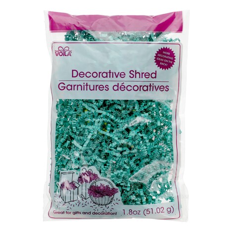 View Voila Crinkle Cut Turquoise Decorative
