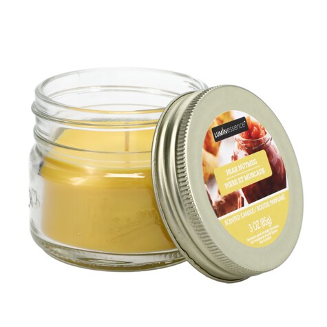 View Luminessence Pear Nutmeg Scented Mason