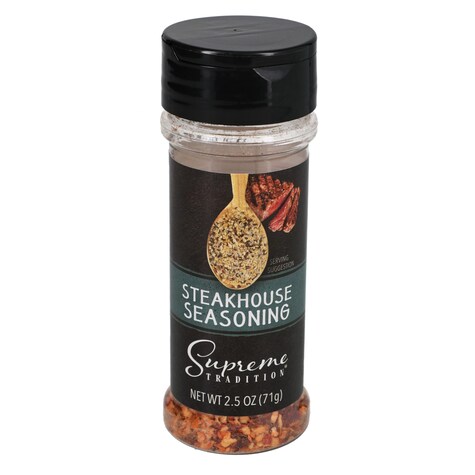 Bulk Supreme Tradition Steakhouse Seasoning, 2.5 oz. Containers Dollar Tree