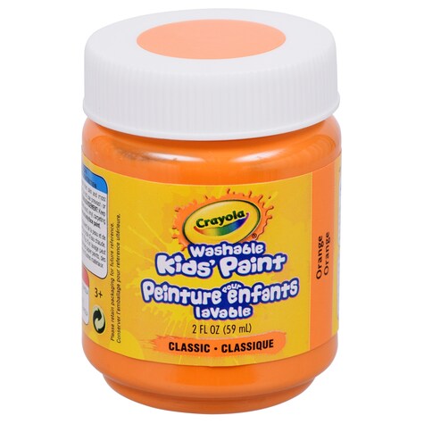 View Crayola Orange Washable Kids' Paint,