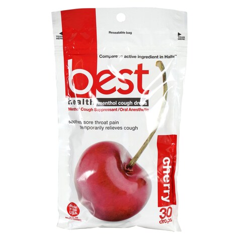View Best Health Cherry Cough Drops,