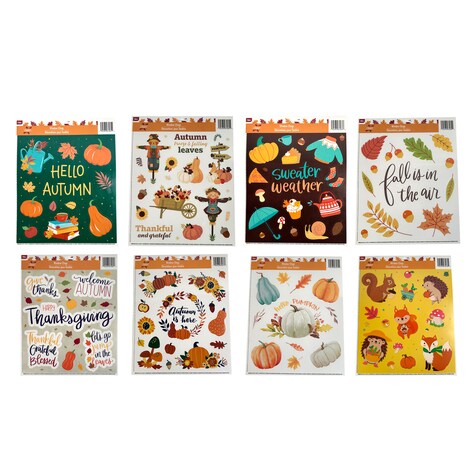 View Crafter's Square(R) Harvest Window Cling