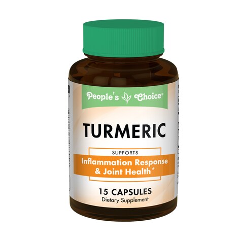 View People's Choice Turmeric Capsules 15ct.
