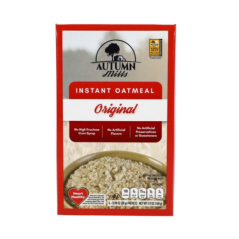 View Autumn Mills Original Instant Oatmeal,